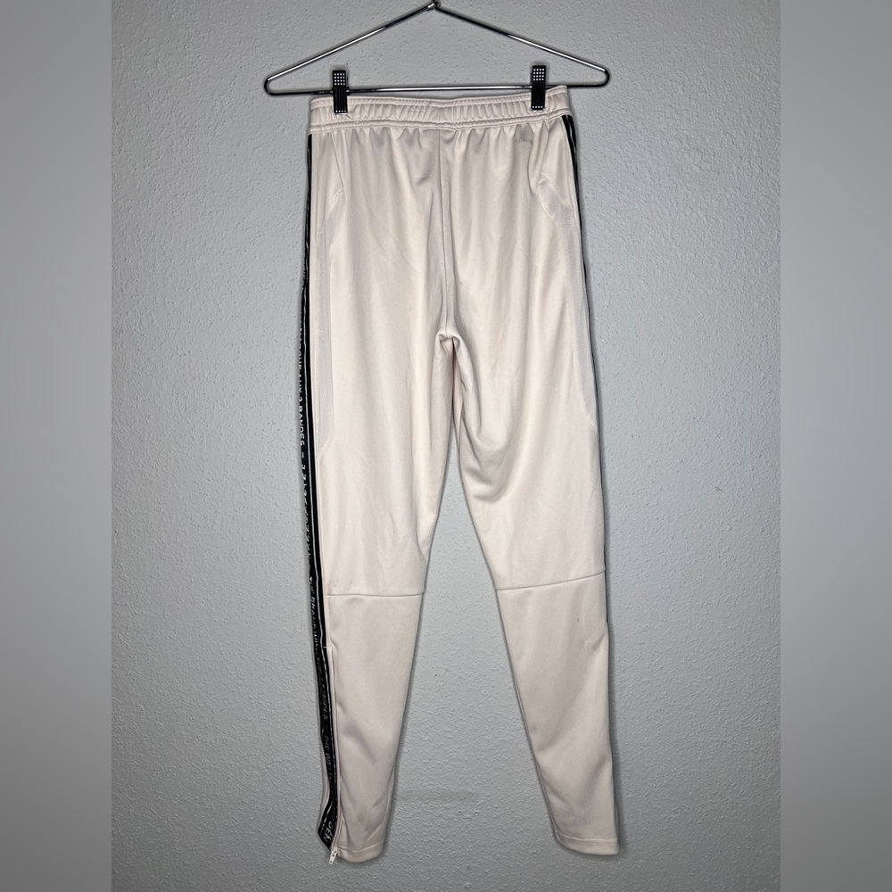 Men's Adidas Cream Track Pants - Picture 2 of 4